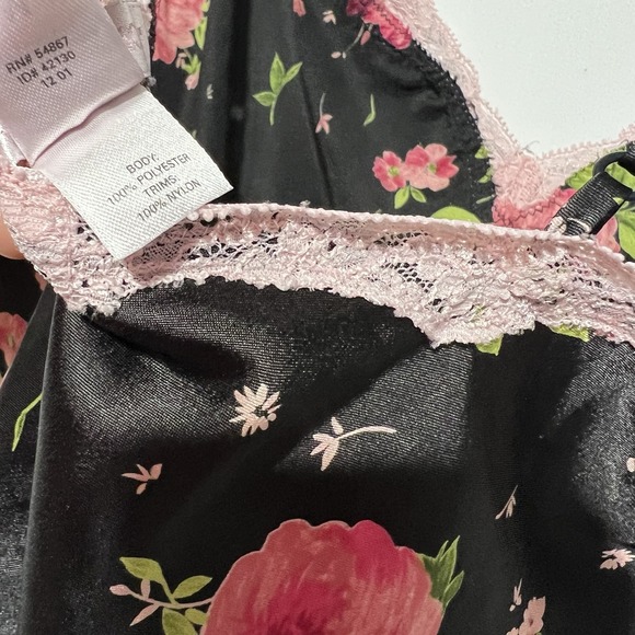 VTG Victoria's Secret Babydoll Tank Top Satin Women's M Fairy Whimsy 90s Y2K - Picture 6 of 6